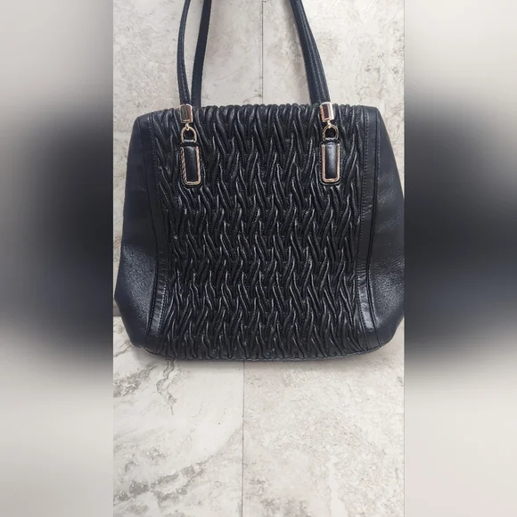 Coach Madison Gathered Twist Leather Satchel. This limited edition 2013 Vintage.
